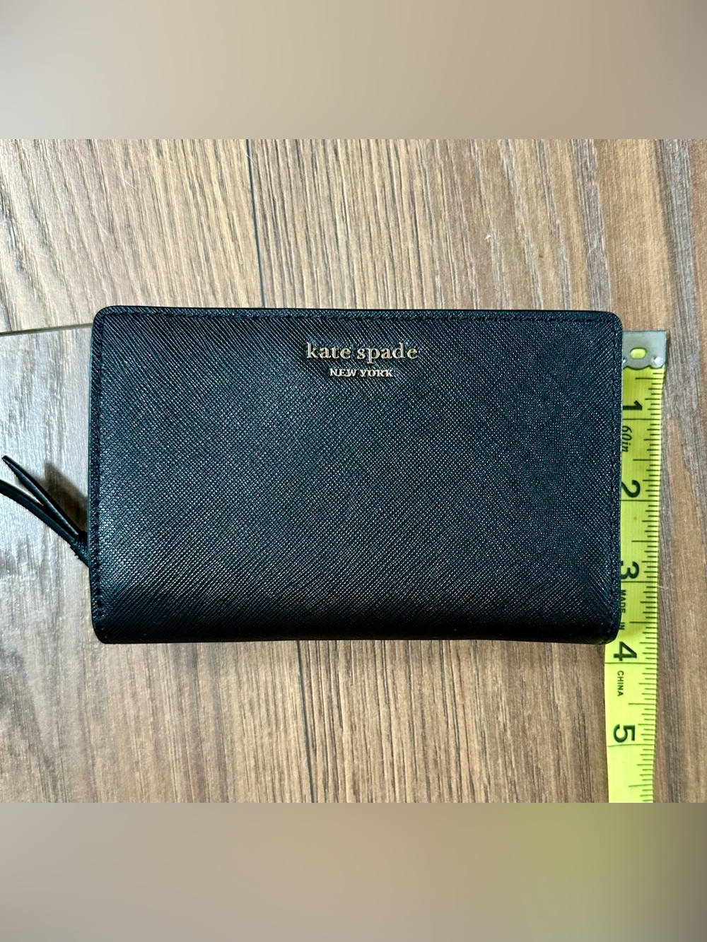 kate spade Black Saffiano Leather Zip Wallet - Picture 8 of 10